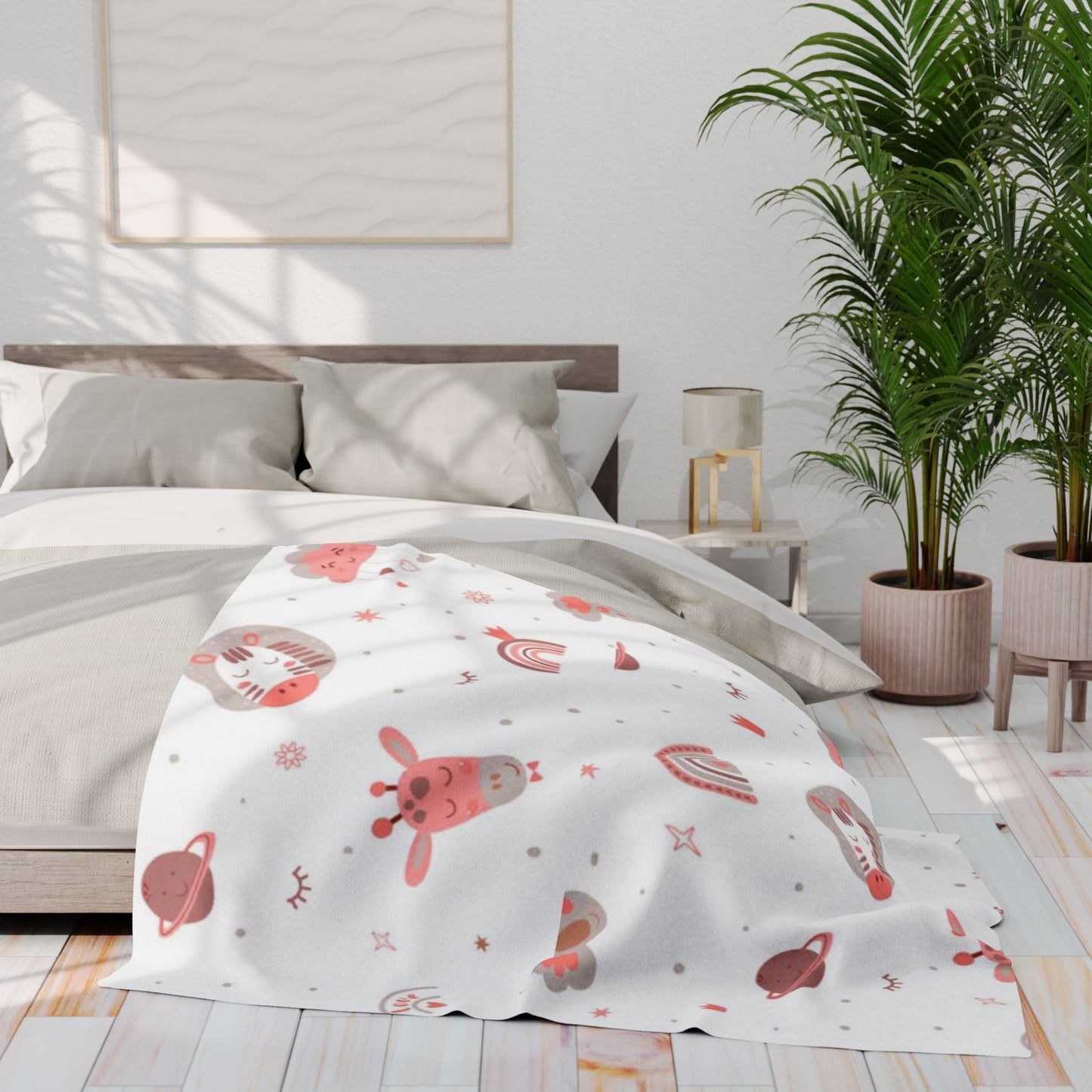 "Baby-Jungle" Fleece Blanket