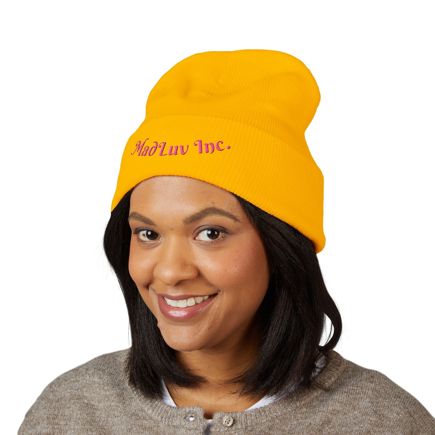 MadLuv Inc. Cuffed Beanie (Embroidery)