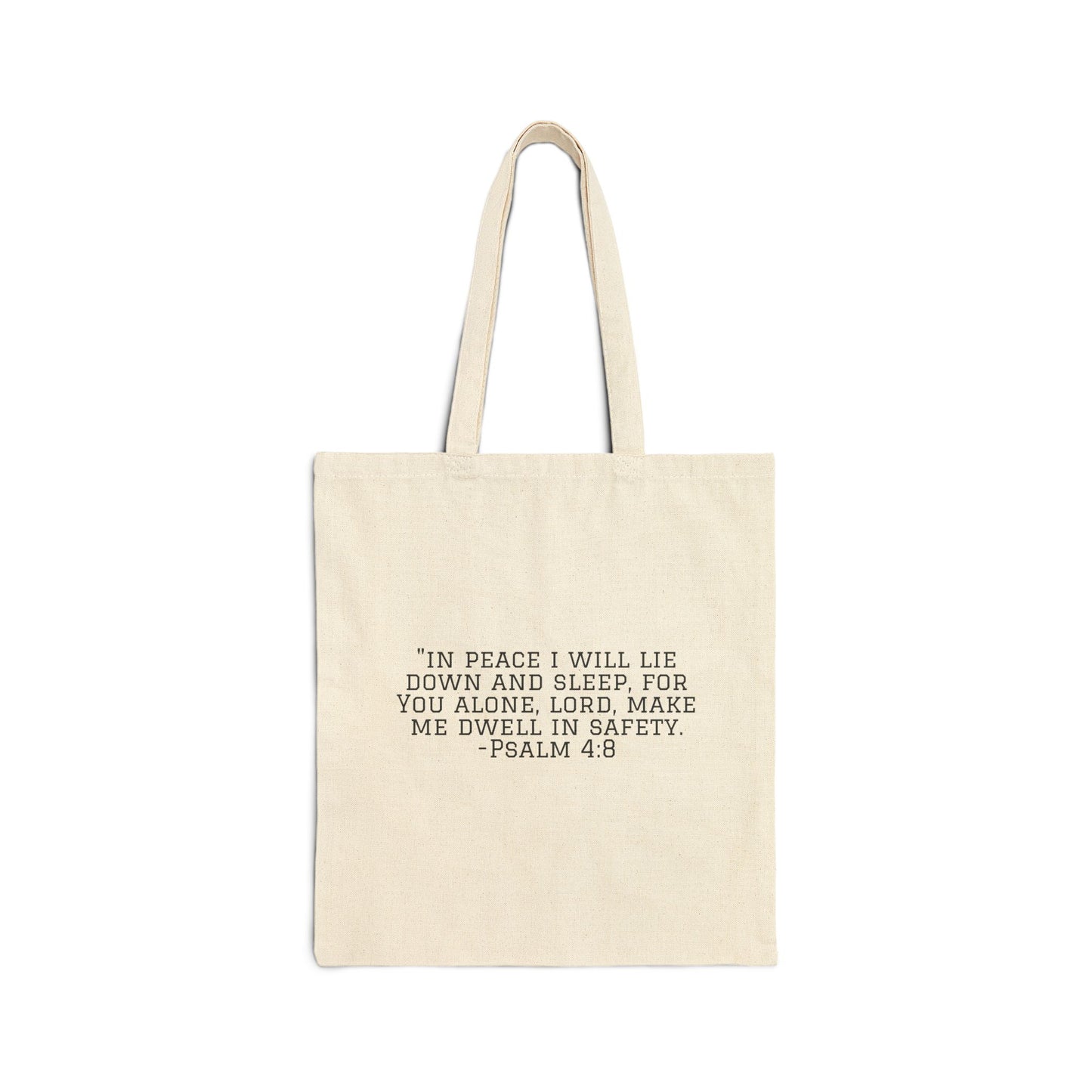 MadLuv Scripture Canvas Tote