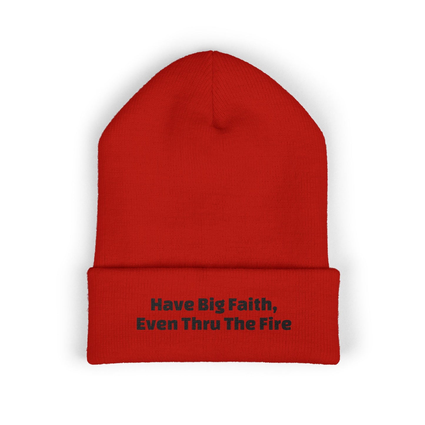 Big Faith Cuffed Beanie (Embroidery)
