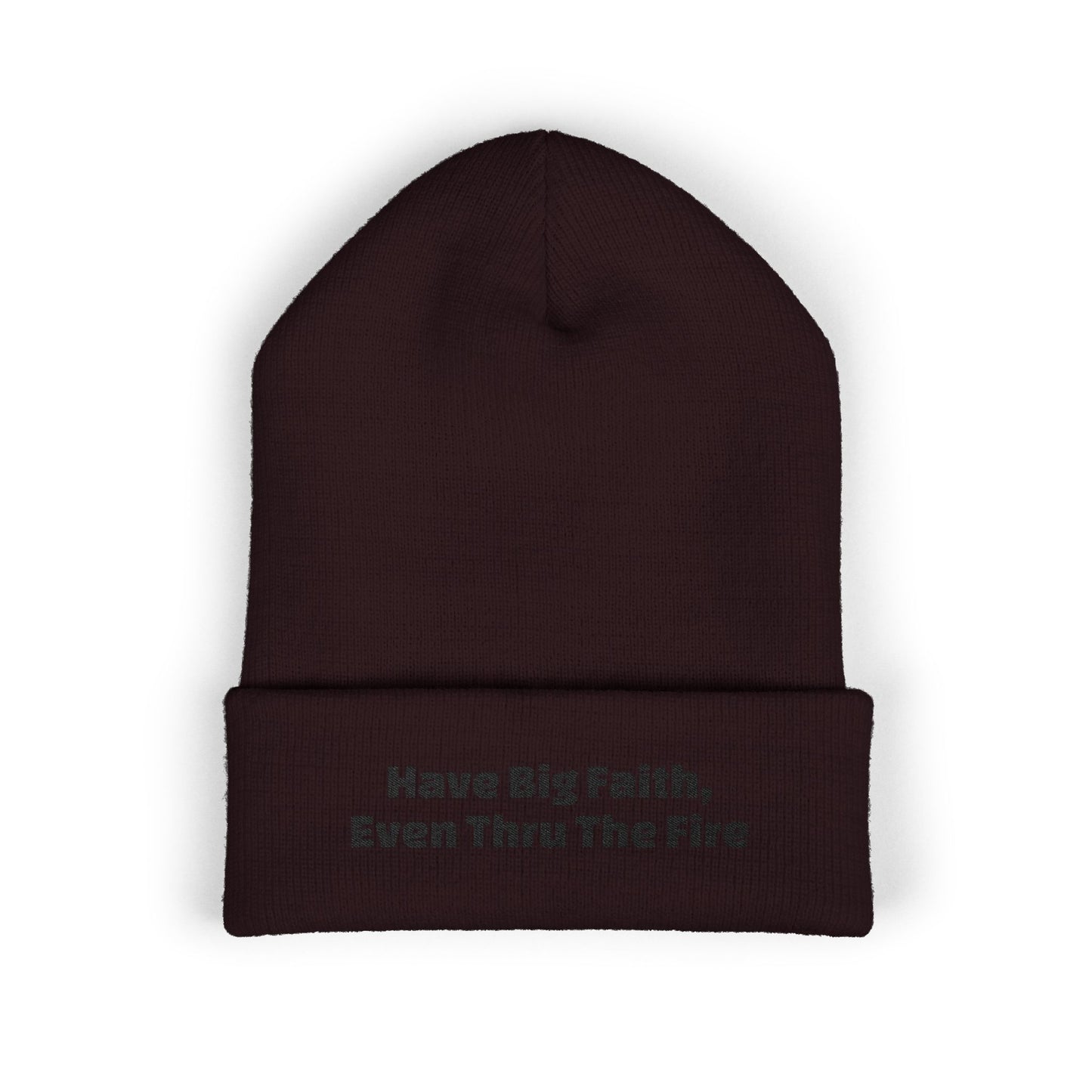 Big Faith Cuffed Beanie (Embroidery)