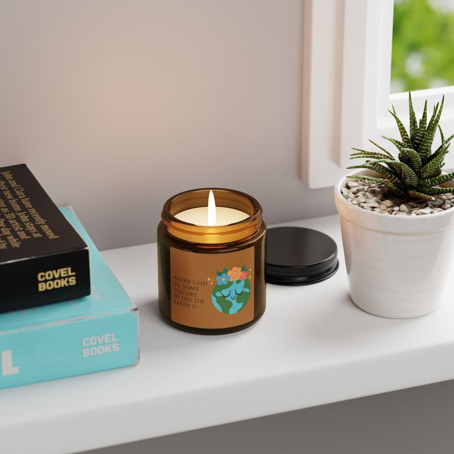 "Earthy" Scented Soy Candle