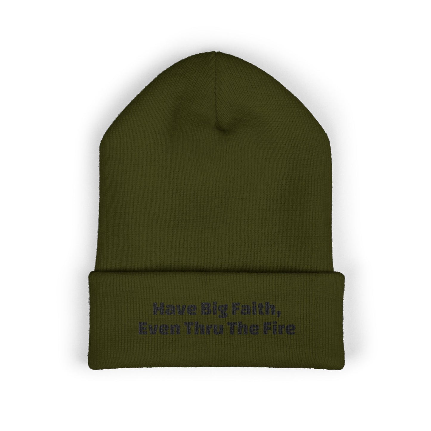 Big Faith Cuffed Beanie (Embroidery)