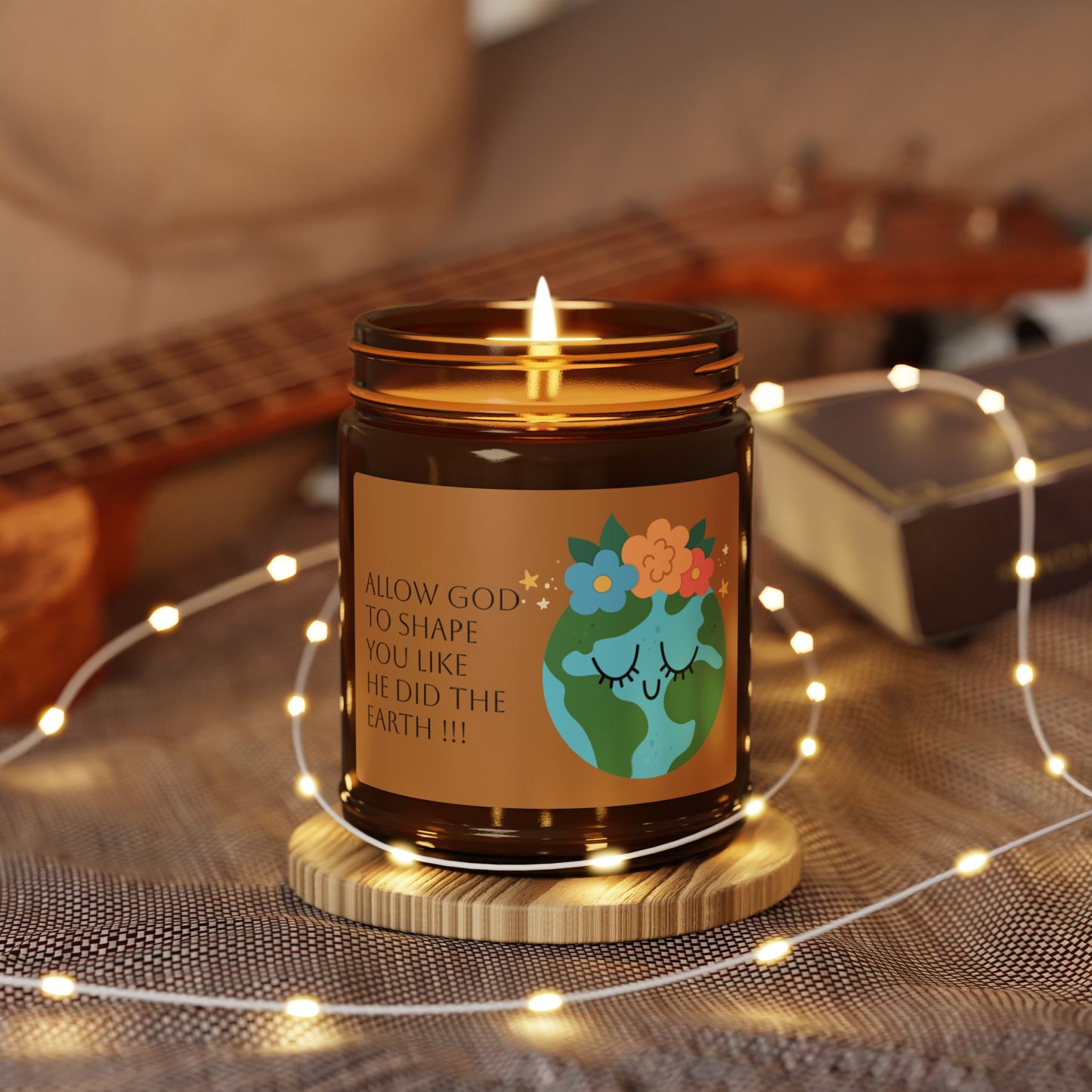 "Earthy" Scented Soy Candle